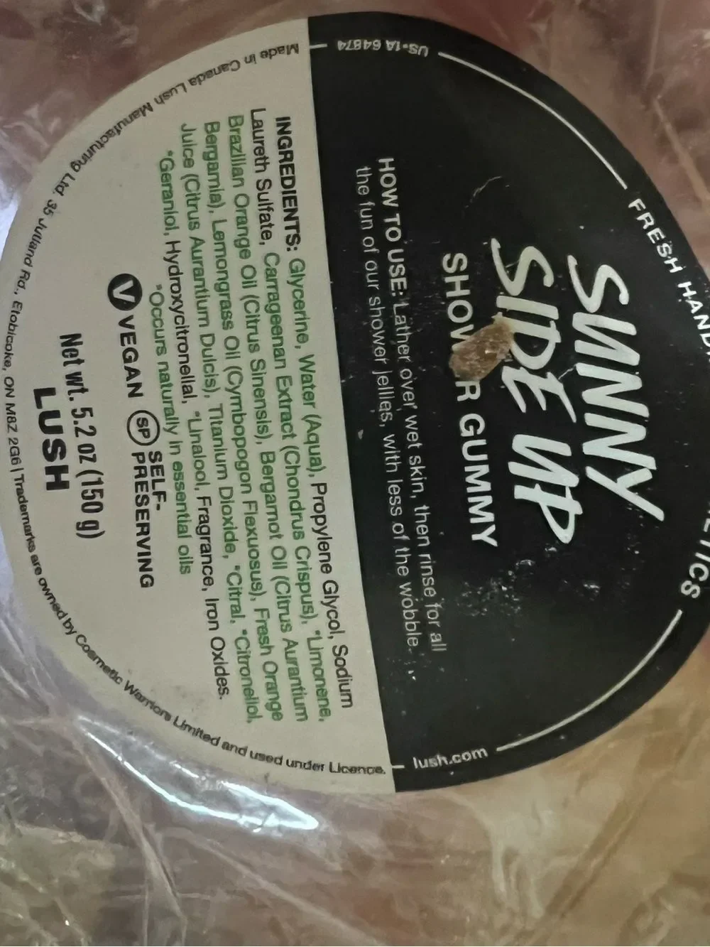 Lush Limited Edition Sunny Side Up Shower Gummy Easter 2026